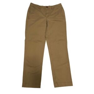 J Crew Women's High Rise Girlfriend Chino 6 Office Capsule Preppy Academia